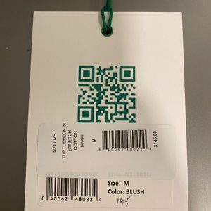 Franger M pink turtleneck